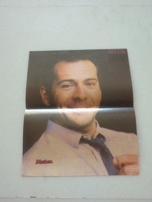 Bruce Willis / Zzoids Astrofighters & Astropirates double collectible poster used