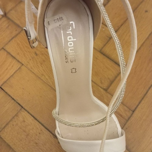 Bridal shoes new, size 39, high heels