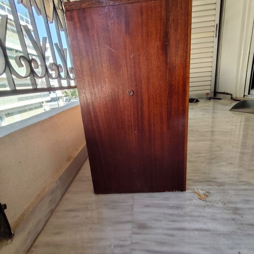Wooden buffet used, sturdy construction, 91x31x56 cm