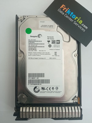 Seagate Barracuda 500GB 7200RPM 3.5" SATA HDD with HP Gen8 LFF Tray