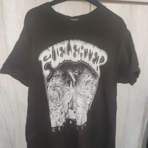 Fuel Eater t-shirt, large, brown