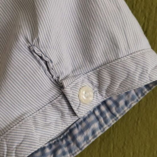 Street One short-sleeve shirt like new, blue and white, size M