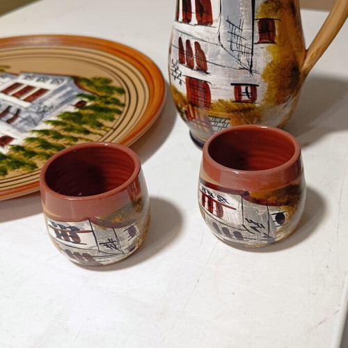Touristic Pelion Clay Set with Ceramic Coating, New