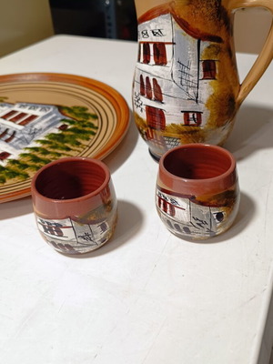 Touristic Pelion Clay Set with Ceramic Coating, New