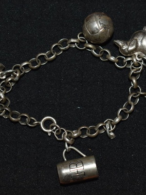 Vintage silver bracelet used