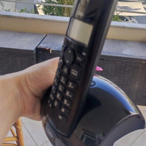 Osio cordless phone like new with speakerphone, black