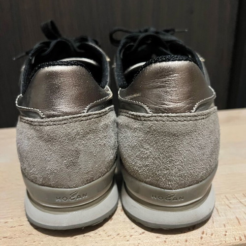 Hogan sneakers athletic like new, size 38, beige brown