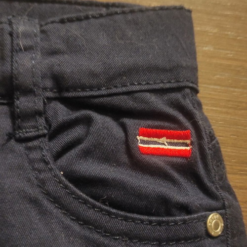 Grant pants new for boys 2-3 years, dark blue, 98 cm
