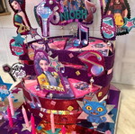 Huntrix Saja Boys Paper Cake new with lighting and birthday candles