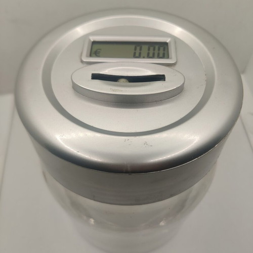 Automatic digital coin counter piggy bank like new