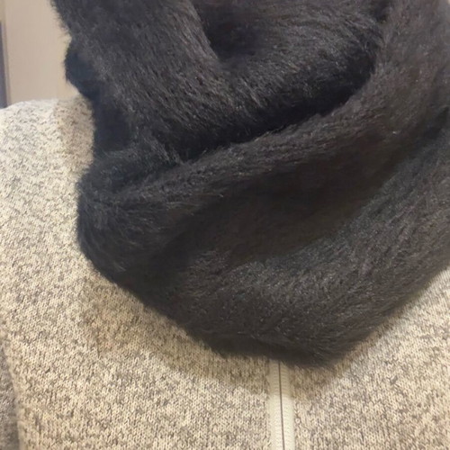 North Face wool scarf neck warmer black new