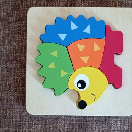 Wooden baby puzzle used, very good condition