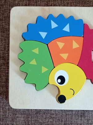 Wooden baby puzzle used, very good condition