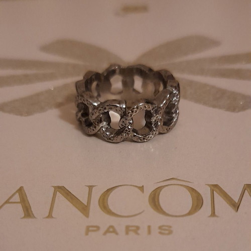 Ring new with chain design silver