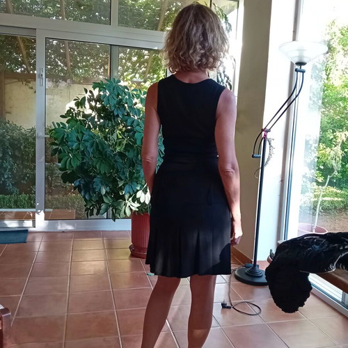 Drop Waist Little Black Dress Just D'Orange Paris, like new, size S