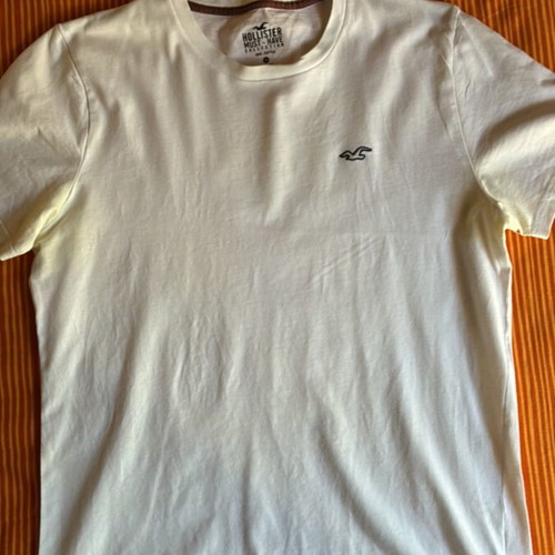 Hollister white T-shirt, size M