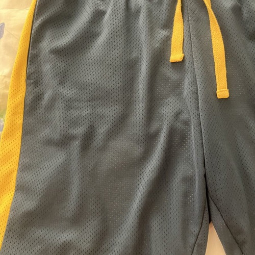 Champion basketball shorts XXL used, blue and yellow