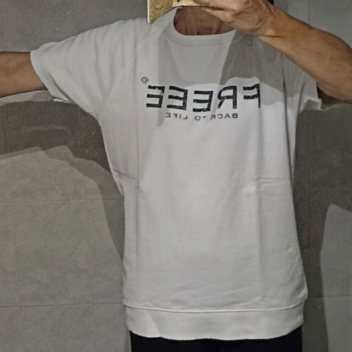 Unisex short-sleeve cotton T-shirt, white