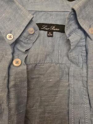 Loro Piana Linen shirt like new, XL, blue