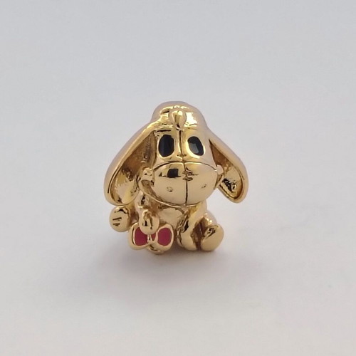 Charm Disney Winnie the Pooh new, silver with red enamel