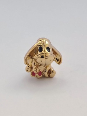 Charm Disney Winnie the Pooh new, silver with red enamel