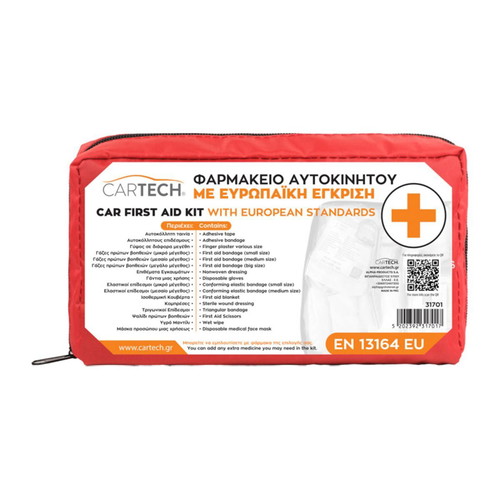 Car first aid kit new with European approval EN13164