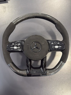 Mercedes Benz AMG Carbon Alcantara steering wheel