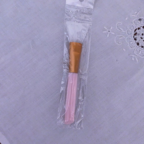 Silicone brush for face masks, skincare routine