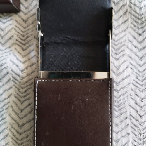 Cigar case and ashtray new with free tobacco pouch