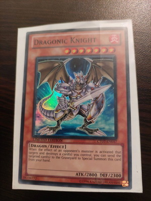 Yu-Gi-Oh Dragonic Knight card super rare