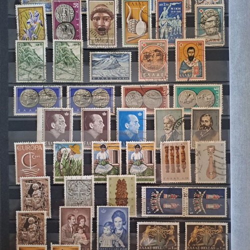 Greek stamps used 1958-1970, 46 sealed