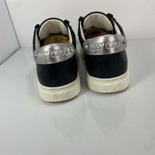 Jimmy Choo Rome leather sneakers like new, size 37, black