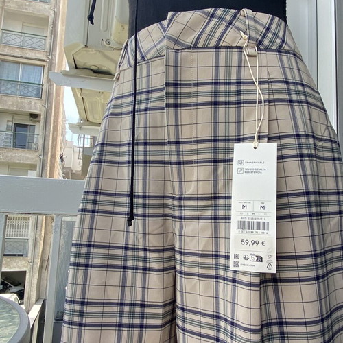 Oysho pants new, size M, beige and green