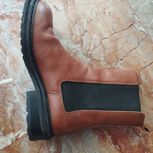 Clarks ankle boots leather, slightly used, brown, size 37