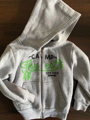 Energiers kids sweatshirt jacket used, grey 4 years 104 cm