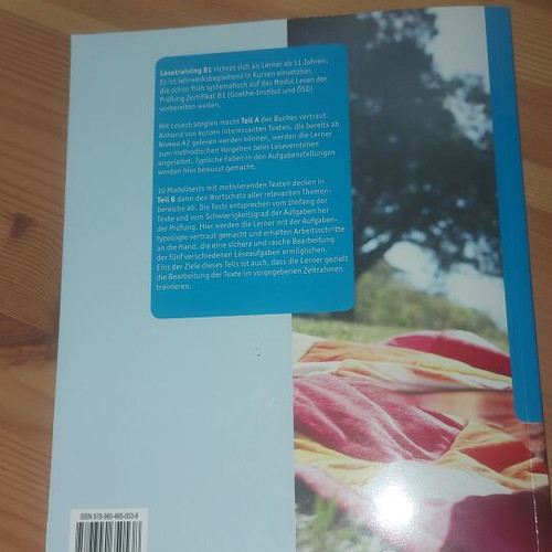 Lesetraining B1 book new, German language