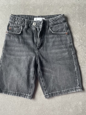 Zara Jeans Bermuda for Boys 8 Years Like New, Dark Gray, 128 cm