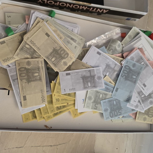 Anti-Monopoly board game used, Greek edition