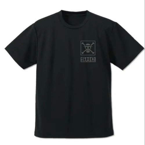 One Piece Straw Hat Crew Dry T-Shirt XL black and gray new