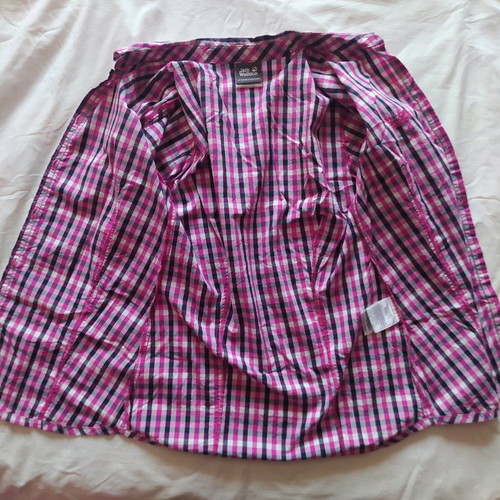 Jack Wolfskin women's shirt size S used, black and pink