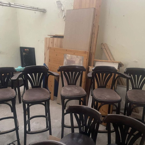 Cafe stools used, set of 4