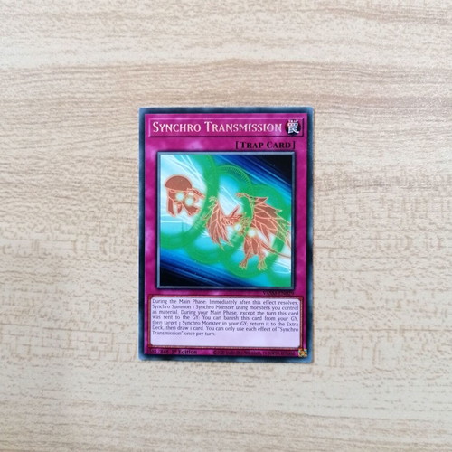 Yu-Gi-Oh! Synchro Transmission 1st Edition Rare card near mint