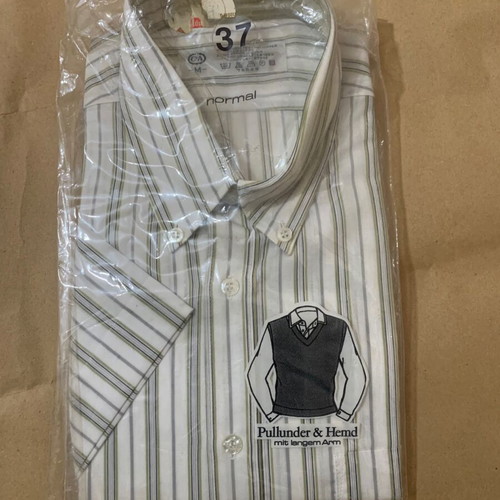 Men's short sleeve shirt M new n37