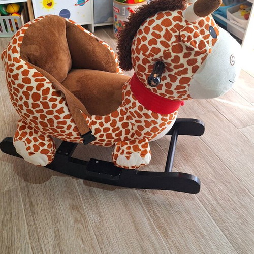 Baby rocking toy with sound like new