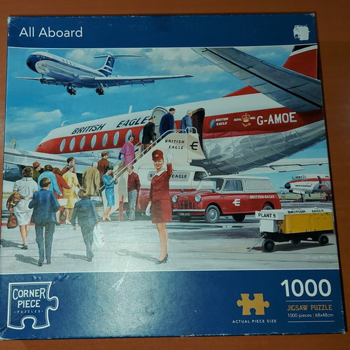 Corner Piece All Aboard 1000-piece jigsaw puzzle