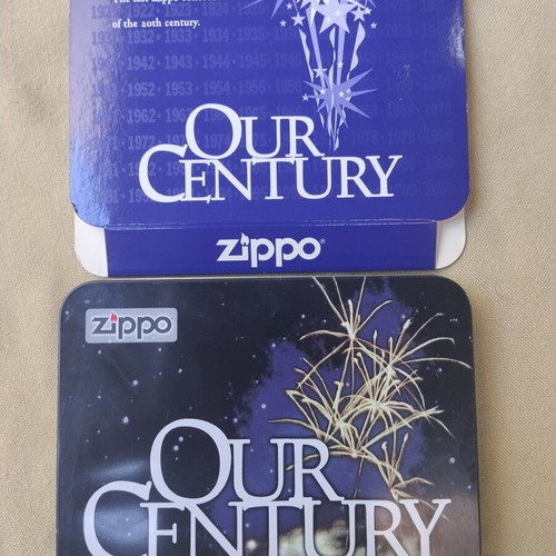 Zippo Our Century 1999 collectible lighter set