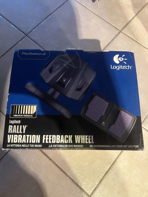 Racing wheel and pedals for PlayStation 2 like new with box and papers