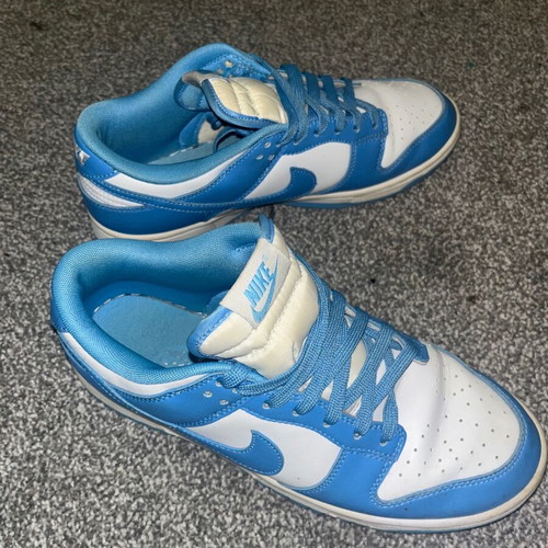 Nike Dunk UNC sneakers size 42.5 like new, blue and white