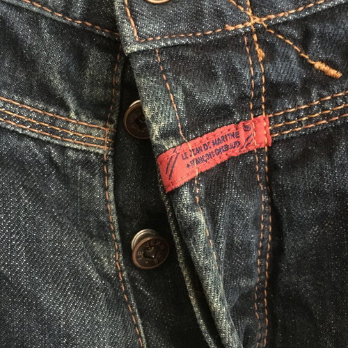 Vintage jeans Marithé & François Girbaud like new, size M, navy blue