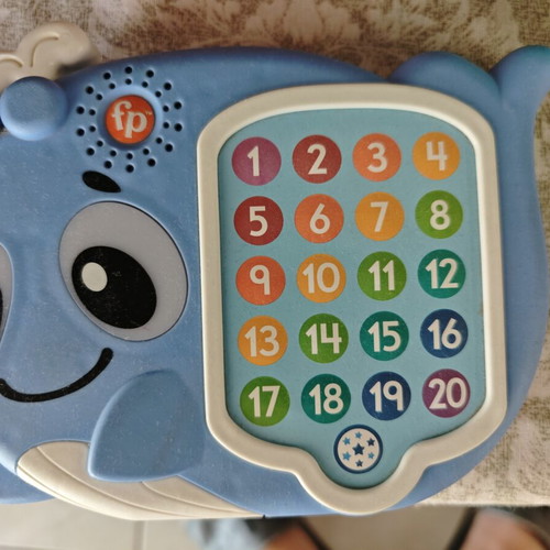 Fisher-Price Linkimals Whale Interactive Educational Toy like new